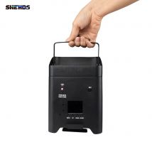 SHEHDS 6X18W RGBWA + UV Wifi remoto Wireless LED Batteria Par Light Controllo APP per teatro di nozze