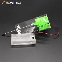 Mini Teleskop Linear antrieb DIY Hin-und Herbewegung Modell Hersteller Elektromotor Getriebe Spielzeug Rad Linear bewegung Modell