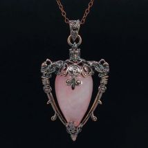 Wasser tropfen Kristall Anhänger Halskette für Männer und Frauen natürlichen Amethyst Rosenquarz Onyx Lapislazuli Opal antiken Steins chmuck