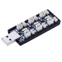 1 Caricabatteria USB 3.7v / 4.2v 6CH Micro Jst Jst-ph 2.0 Mcx Mcpx