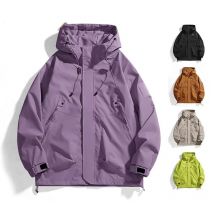 Unisex Outdoor Wasserdichte Jacke Windjacke Mantel Herbst Atmungsaktive Angeln Camping Winddichte Jacken Männer Frauen Kleidung