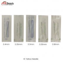 Einweg R1Tattoo Nadeln 1RL Einzelne Runde Für Augenbrauen Eyeliner Lippen Permanent Make-Up Maschine 0,3mm 0,35mm 0,4 Tattoo Agulhas