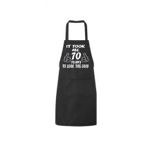 Novelty Apron 70 years old 70th Birthday BBQ party decoration brother dad Husband Christmas new Year Father's day present gift