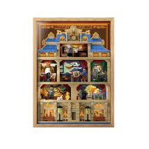 Weekit Master Nachtlichter Malerei Bausteine Kreative Kunst Museum Passende Figuren LED Lichter Spielzeug Erwachsene Weihnachtsgeschenk