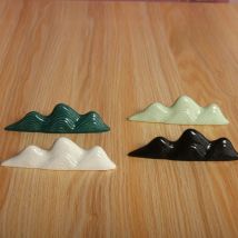 Keramik Berg Stift Rest Schreiben Pinsel Halter für Aquarell Tinte Malerei Chinesische Kalligraphie Stift Halter Schule Bürobedarf