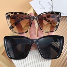 2 stücke Frauen Klassische Elegante Cat Eye Boho Street Style Y2k Sonnenbrille Für Reisen Zurück Zu Schule Täglich Nehmen Foto Zubehör