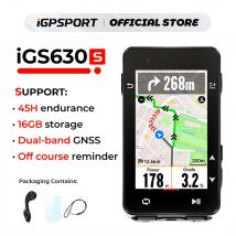 iGPSPORT iGS630S Fahrradcomputer Dual Band Global GPS Signal Karte Navigation Intelligente Kletterplanung Fahrradzubehör