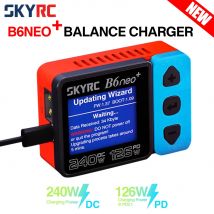 SkyRC NEUE B6neo+ DC 240W PD 126W Smart Ladegerät Batterie Balance Ladegerät SK- 100211   B6 neo+ B6NEO Kompaktladegerät Entlader