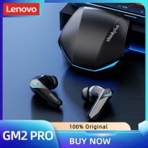 Oryginalne słuchawki Lenovo GM2 Pro 5.3 Bezprzewodowe słuchawki douszne Bluetooth o niskim opóźnieniu Zestaw słuchawkowy HD Call Dual Mode Gaming Headset z mikrofonem