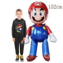 Palloncini Super Mary del fumetto gigante Anime 3D Mario Foil Balloon Baby Shower Decorazioni per