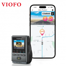 VIOFO A119MINI-2 Dash Cam 2K 60FPS Car dvr controllo vocale 5GHZ wi-fi e videoregistratore GPS per auto modalità di parcheggio a buffer