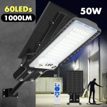 1000lm Solar licht Solar LED Straßen laterne 50w ip65 Outdoor wasserdicht verstellbare Solar Flutlicht für Auffahrt Gartenmauer