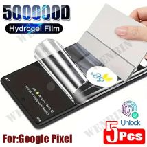 5 pezzi pellicola idrogel per Google Pixel 10 9 8 7 6 Pro XL protezione schermo a copertura totale per Google Pixel 9A 8A 7A 6A