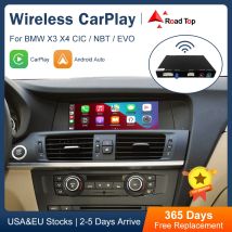 Road Top Wireless CarPlay interfaccia automatica Android per BMW X3 F25 X4 F26 2011-2016, con funzioni di gioco per Auto AirPlay Mirror Link