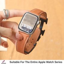 H-förmiges Lederarmband mit Magnetfeldschnalle für Apple Watch Ultra-Bänder 49 mm, 44 mm, 38 mm, 40 mm, 45 mm, 41 m, Armband für iWatch-Serie