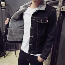 Denim Jacken Mann Schwarz Lose Cowboy Mantel für Männer Taste Y2k Ästhetische Designer Kostengünstige Cowgirl Lxury Mode Korea Original