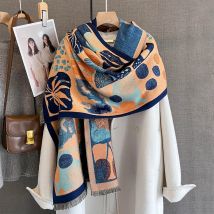 Herbst/Winter Luxus Warm Schal Quaste Pashmina Schal frauen Imitation Kaschmir Verdickte Warps Coldproof Winddicht Decke