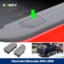 Hinten Lkw Bett Schiene Pfahl Tasche Abdeckung Für Chevrolet Silverado 1500 2500 2500 HD 3500 GMC Sierra 1500 2014-2018 kappe Loch Stecker