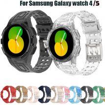 Cinturino trasparente per Samsung Galaxy Watch 5 4 44mm 40mm Classic 46mm 42mm Smart Wristband 20mm cinturino in Silicone cinturino