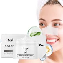 60 stücke Papier Mitesser Entferner Nase Maske Poren Streifen Schrumpfen Reinigung Poren Nase Schwarz Kopf Entfernen Aufkleber Hautpflege Maske patch