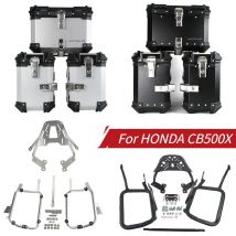 Motorrad Seiten taschen Rack Rahmen Top Box Fall Sattel tasche Halterung Packt asche Edelstahl Gepäckträger für Honda CB500x