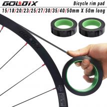 GOLDIX MTB Road Bicycle Tubeless Rim Tape 15/18/20/23/25/27/30/35/40/50mm for MTB/Highway Bike Tire Pad Carbon Fiber Wheel Pads