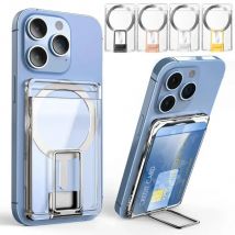 Magnetischer Telefonkartenhalter, Ständer für MagSafe, Brieftasche, Ständer, modischer Telefongriff, Kartenhalter, Steckplatz für Apple IPhone 15 14 13
