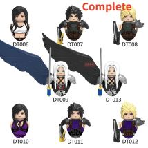 DT8903 MOC Cartoon Game FF Characters Action Figures Creative Building Blocks Scene Bricks Weapons Accessories Toys for Children