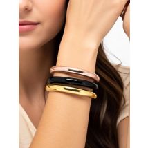 acechannel shining stainless steel bracelets lockable wrist ankle cuffs bangle bracelet fashion jewelry anklet