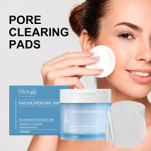 Hoygi Salicylsäure-Peeling-Pads für das Gesicht, 70 Stück, sanfte, hautaufhellende Toner-Tücher mit Glykolsäure für glatte Texturen