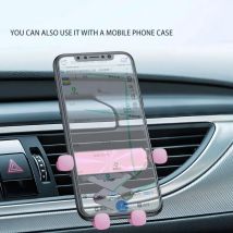 Universal Car Phone Holder 360° Rotation Air Vent Mount Stand for iPhone 14/15 - Mobile Bracket Accessory