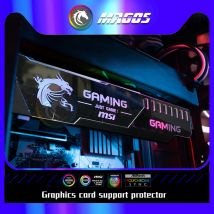 Gpu halterung halterung spiegel gpaphics karten halter minute oberfläche rog msi arous amd nvidia logo marken glaube m/b 5v sync