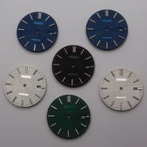 31,8-mm-Uhrenzifferblattteile mit Datumsfenster für Seiko NH34 NH35 NH36 NH38 Uhrwerk. Leuchtendes Zifferblatt. Rüsten Sie Ihre Uhr auf