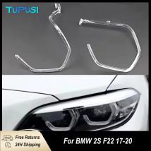 2 stücke Für BMW F22 M2 2 Serie Coupe 2017 2018 2019 2020 Tagfahrlicht DRL Führungsplatte Scheinwerfer rohr Acryl Streifen neue
