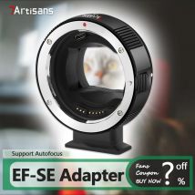 7artisans AF EF-SE Autofokus-Objektivadapter für Kamerafotografie Canon EF/EF-S Objektiv und Sony E-Mount A7R3 ZVE10 A6000