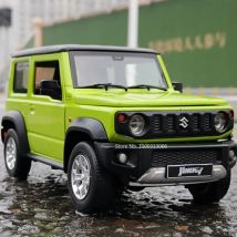 1:18 SUZUKI Jimny Modelli di auto pressofusi in lega Veicoli fuoristrada Giocattolo con suono e luce Modello di auto Collezione di simulazione Regali per bambini