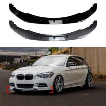 Auto-Frontstoßstange, unterer Spoiler, Lippensplitter für BMW 1er F20 F21 M Sport 118i 120i 135i Pre-LCI 2011–2015