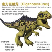 Giganotosaurus Grande Dinosauro Bestia Gigante del Sud Drago Dio del Vento Pterosauro Giocattolo Educativo Blocco di Costruzione per Il Regalo Dei Bambini