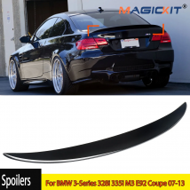 Spoiler per bagagliaio posteriore per BMW Serie 3 328i 335i M3 E92 Coupe 07-13 Nero lucido