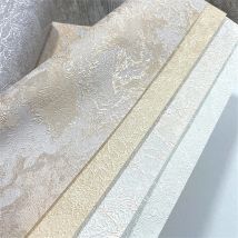 Nicht klebende, schimmernde, schwere PVC-Marmor-Tapete, metallische Tapete mit tiefer geprägter Textur