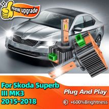2 Stücke Für Skoda Superb III MK3 2015 2016 2017 2018 LED-scheinwerferlampen D3S Autolampe 30000LM Canbus CSP Chip 6000 Karat