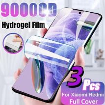 3 pezzi flessibile pellicola idrogel in silicone per Xiaomi Redmi Note 14 13 Pro Plus protezione schermo per Redmi Note 12 11 Pro Plus 10 pellicola