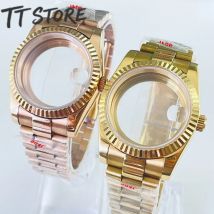 36mm 40mm Silber Schwarz Gold Roségold NH34 NH35 NH36 NH38 NH39 NH70 NH72 ETA2824 PT5000 Uhrengehäuse Top Wasserdicht Saphir Crysta