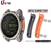 Zamienny metalowy pasek ochronny na zegarek Garmin Fenix 8 Pro/Tactix 8/Quatix 8/Fenix8 47&51MM, ozdobny pasek antykolizyjny
