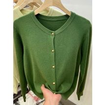 ZJAISS Langarm Pullover Strickjacke Frühling Herbst Frauen Oansatz Strickwaren Tops Kleidung Mode Grundlegende Tops