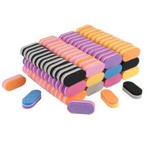 10/20/40Pcs Mini Nägel Schwamm Datei Puffer Block Doppel Farbe Polieren Schleif Datei Pediküre Maniküre Werkzeug gel Suplies Zubehör