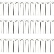 200 SZTUK 1,6 2,0 3,0 cm Mini metalowe szpilki do oczek Koraliki Małe szpilki z otwartym oczkiem Igły luzem do tworzenia biżuterii z koralików DIY