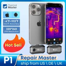 Kamera termowizyjna P1 do iPhone'a i Androida, USB-C, rozdzielczość 320*240 X³IR, 600 ℃   Sprawdzanie szczelności w wysokich temperaturach, zakres 25 Hz
