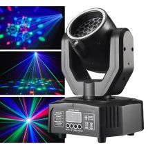 Mini fascio LED luce a testa mobile controllo DMX proiettore di luce Lazer per DJ 30W luci da festa modello scenico con Halo per discoteca club bar