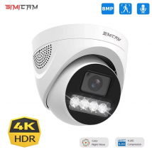 4K 8MP 5MP 4MP POE Surveillance Camera IP Onvif H.265 48V Audio Dome HD Color Night Vision CCTV Video Security Camera For NVR